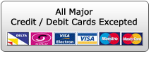 All Major Credit Cards Excepted